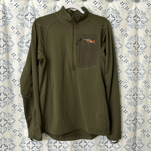Sitka Other - Sitka Core Midweight Zip-T Pyrite Size M